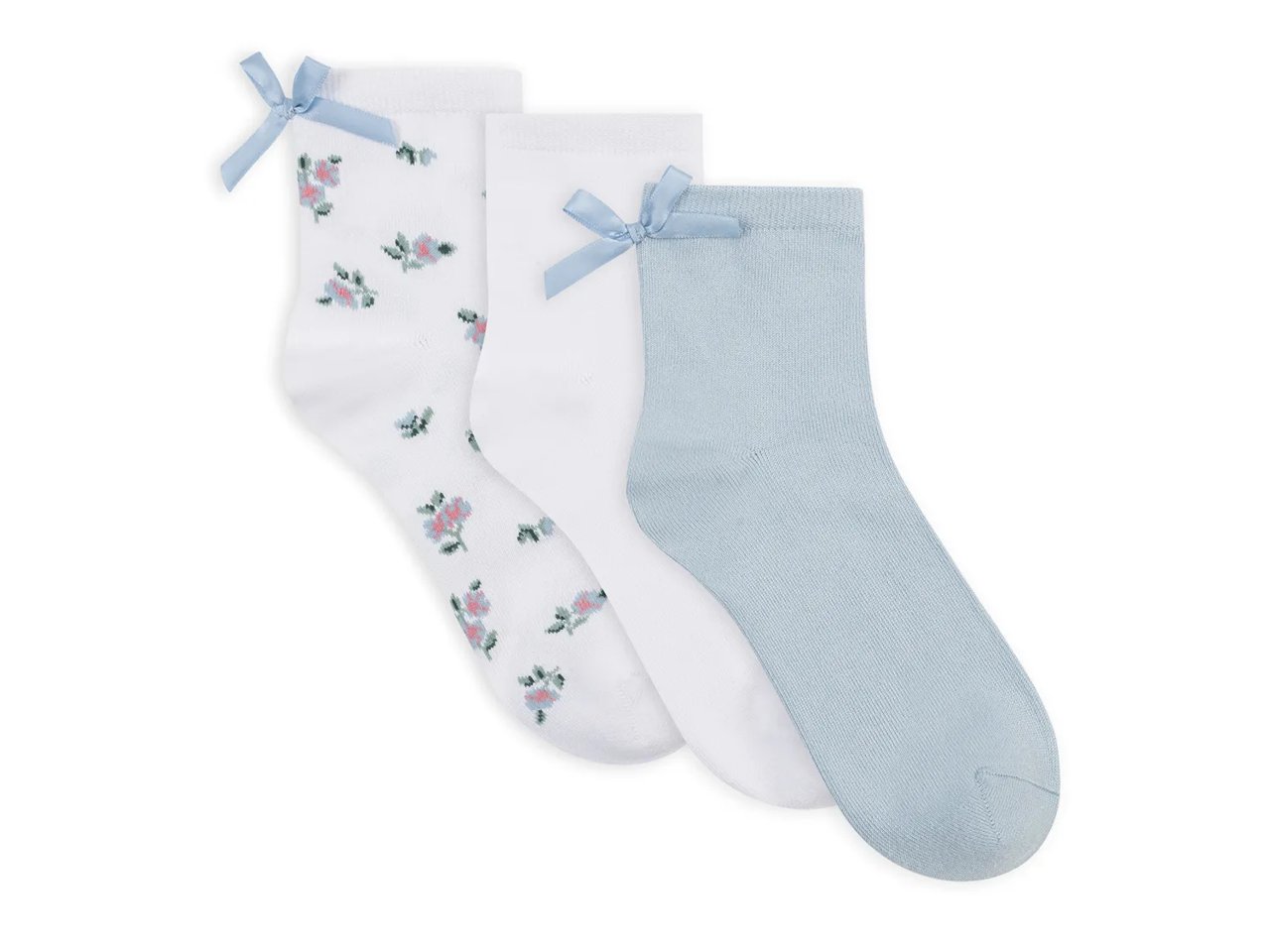 Powder Girly Crew Socks - 3 Pack