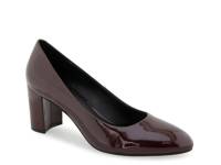 Betsy Pump Dark Red Patent Synthetic view