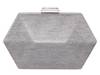 Nichole Clutch Silver Metallic view