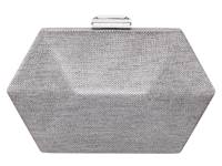 Nichole Clutch Silver Metallic view