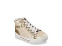 Aura LX High-Top Sneaker - Kids' Gold Metallic view