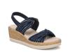 Riley Wedge Sandal Navy view