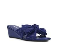 Dara Wedge Sandal Navy view