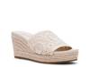 Effy Espadrille Wedge Sandal Cream view