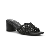 Flores Sandal Black Raffia view