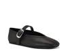 Vancee Mary Jane Flat Black Leather view