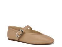Vancee Mary Jane Flat Natural Beige Leather view
