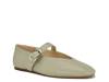 Vancee Mary Jane Flat Light Green Leather view