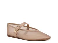 Vancee Mary Jane Flat Beige Mesh view