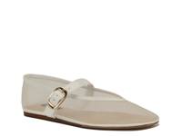 Vancee Mary Jane Flat White Mesh view