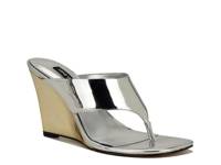 Presa Wedge Sandal Silver Metallic view