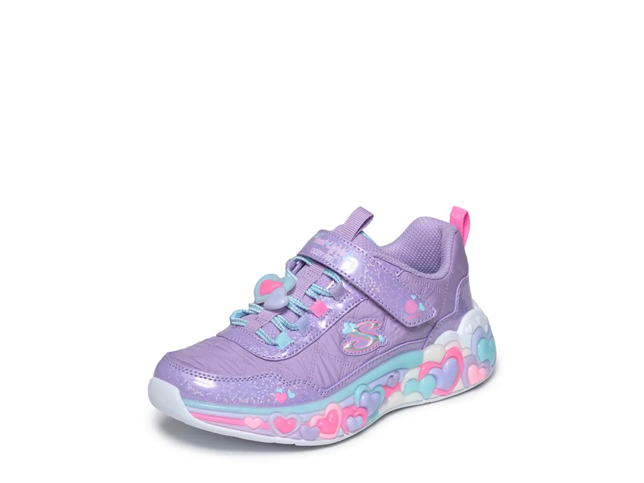 S-Lights: Eternal Heart Lights - Cozy Fit Loveable Sneaker - Kids'