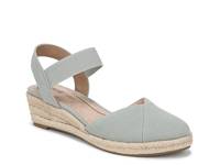 Kimmie Espadrille Wedge Sandal Light Green view