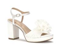Hadlee Platform Sandal White view