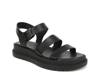 Avenue Platform Sandal Black view