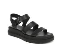 Avenue Platform Sandal Black view