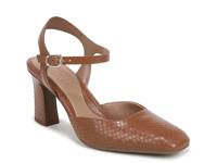 Frankie Pump Brown Snake Print Leather view