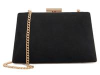 Bellaria Suede Clutch Black view
