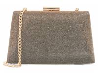 Bellaria Suede Clutch Bronze Metallic view