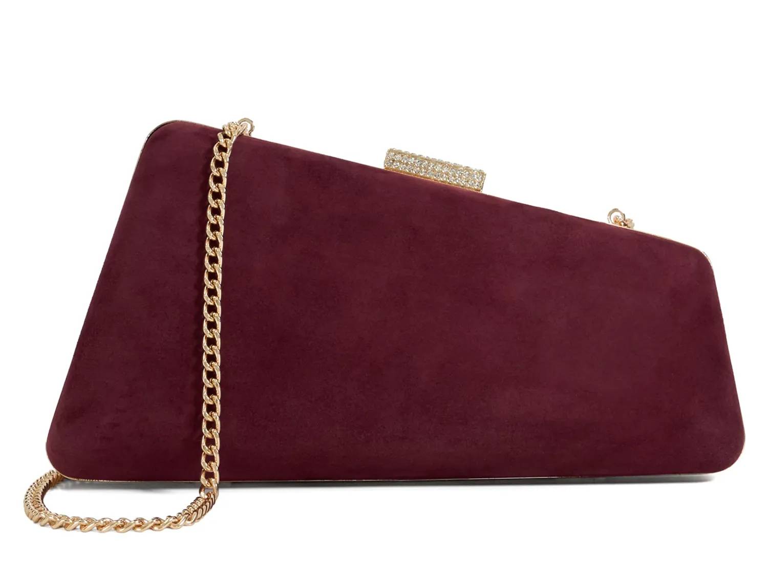 Balancing Suede Clutch