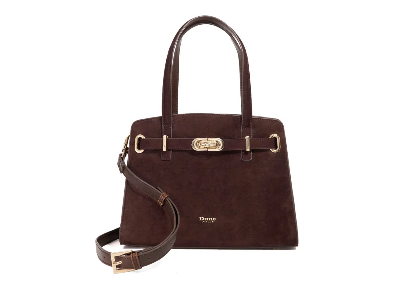 Dinidefine Suede Satchel