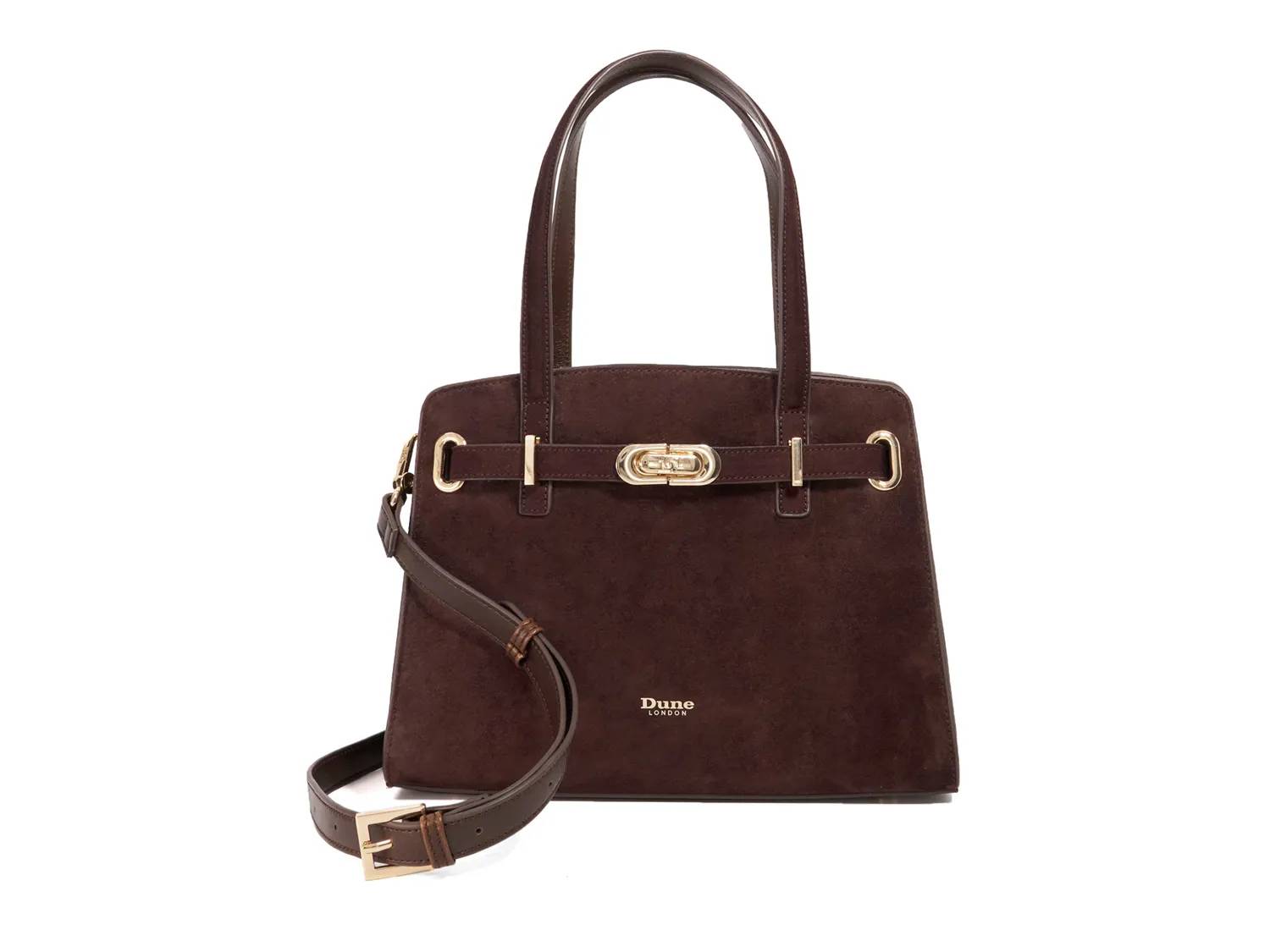 Dinidefine Suede Satchel