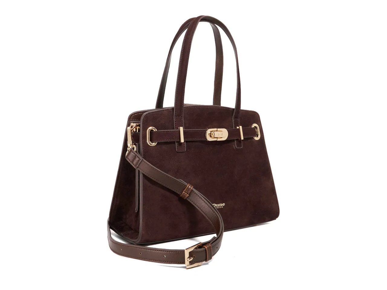 Dinidefine Suede Satchel