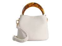 Dharla Leather Mini Satchel White view