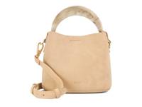 Dharla Leather Mini Satchel Taupe view
