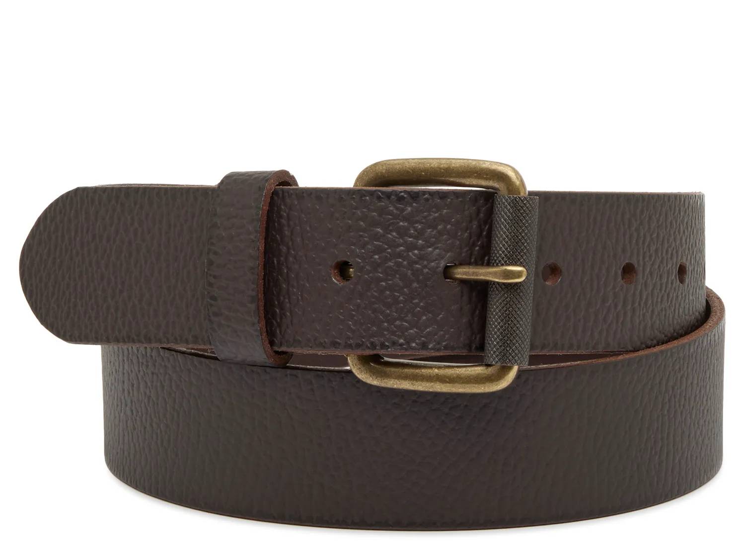 Milled Men's Leather Belt