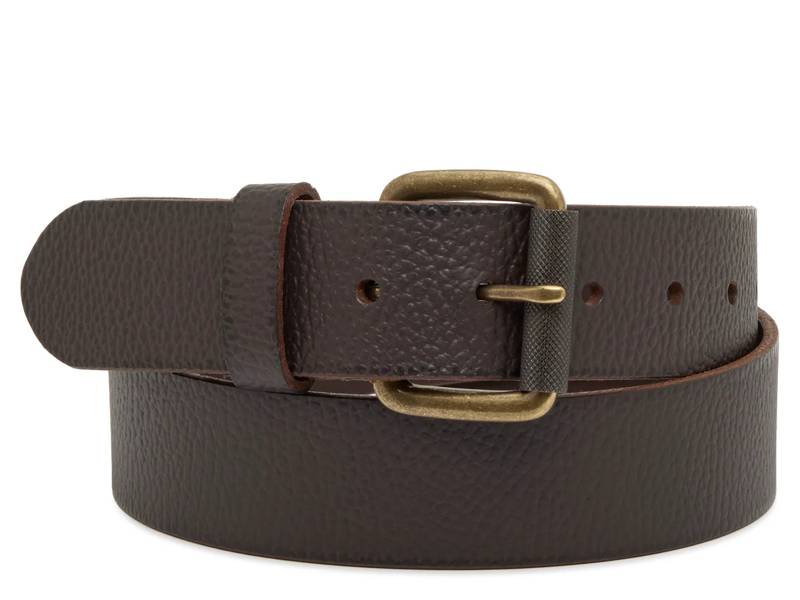 Milled Men's Leather Belt