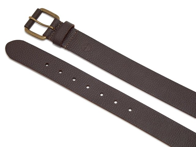 Milled Men's Leather Belt