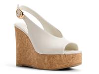 Tatianah Wedge Sandal Off White view