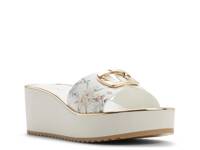 Menhaden Platform Sandal White/Multicolor Floral view