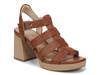 Makayla Platform Sandal Honey Brown view