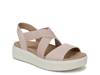 Madison Cloud Ease Platform Sandal Blush Pink view