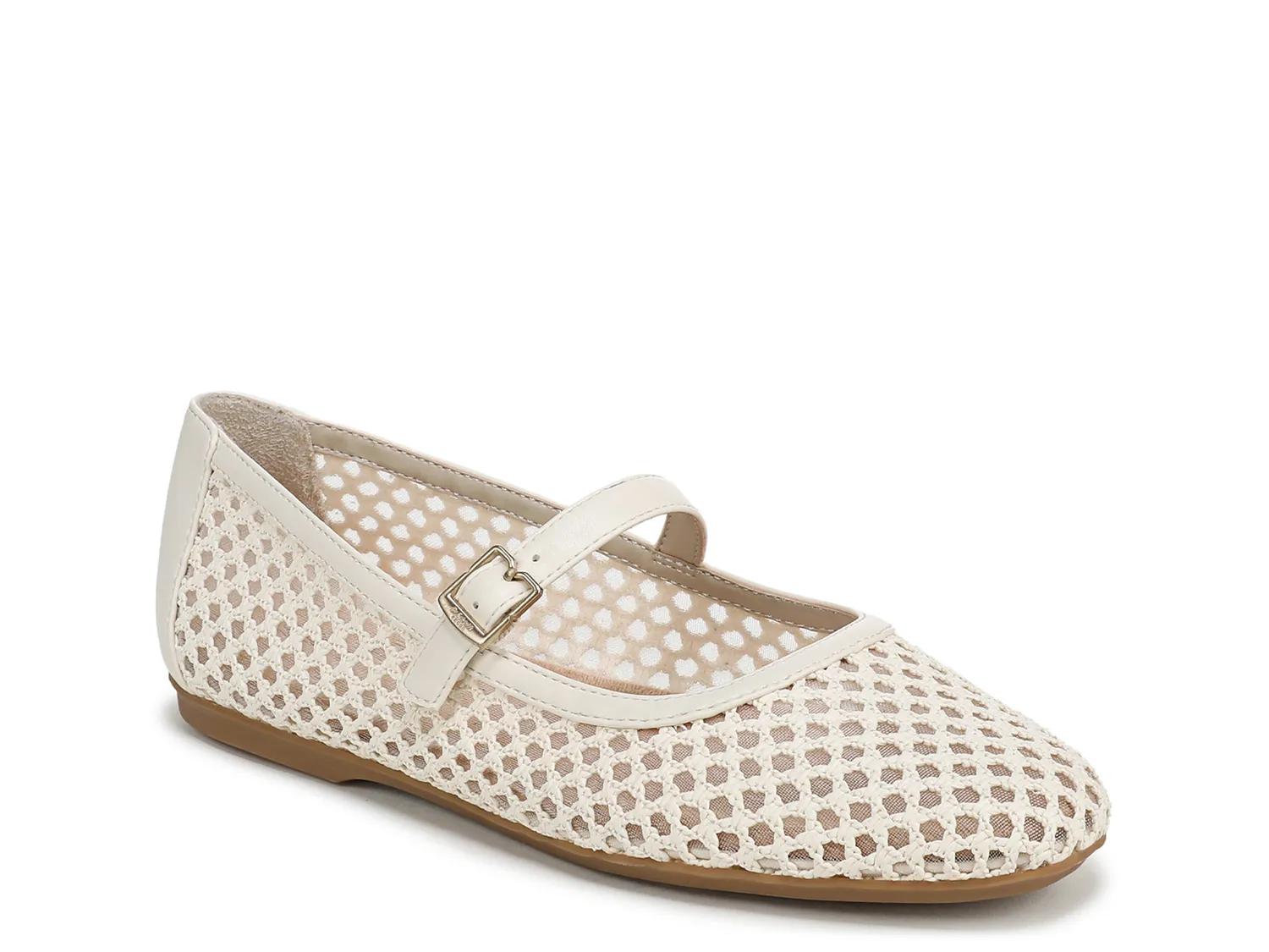 Dr. Scholl's Wren Mary Jane Flat | Women's | White | Size 8 | Flats | Mary Jane