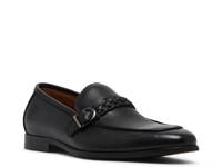 Chauncey Braid Loafer Black Leather view