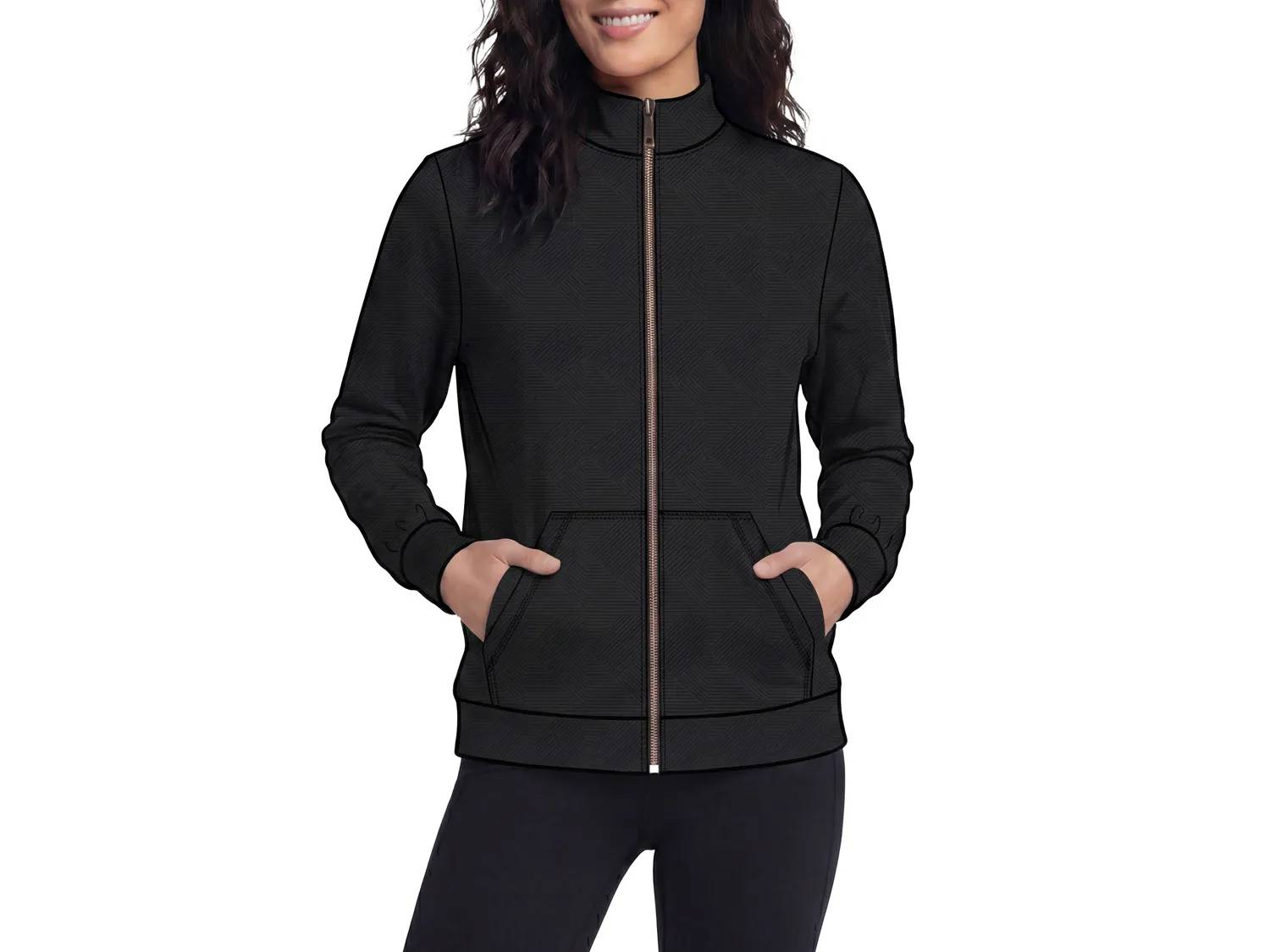 Cozy Fit Geo Sherpa Women's Jacket
