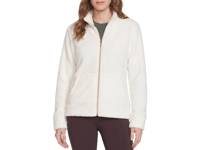 Cozy Fit Geo Sherpa Women's Jacket Off White view