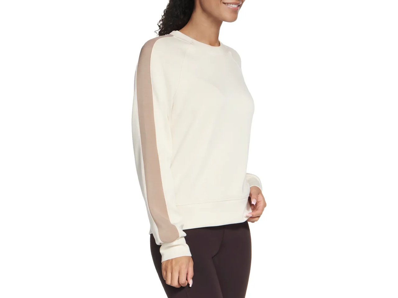 Cozy Luxe Blocked Women's Crewneck Shirt