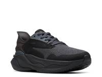 Clarks Pace Sneaker Black view
