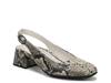 Reyes Pump Cream/Black Snake Print Leather view