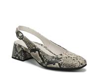 Reyes Pump Cream/Black Snake Print Leather view