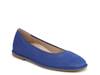 Caroll Ballet Flat Blue Suede view