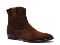 Zappa Cowboy Boot Dark Brown Suede view