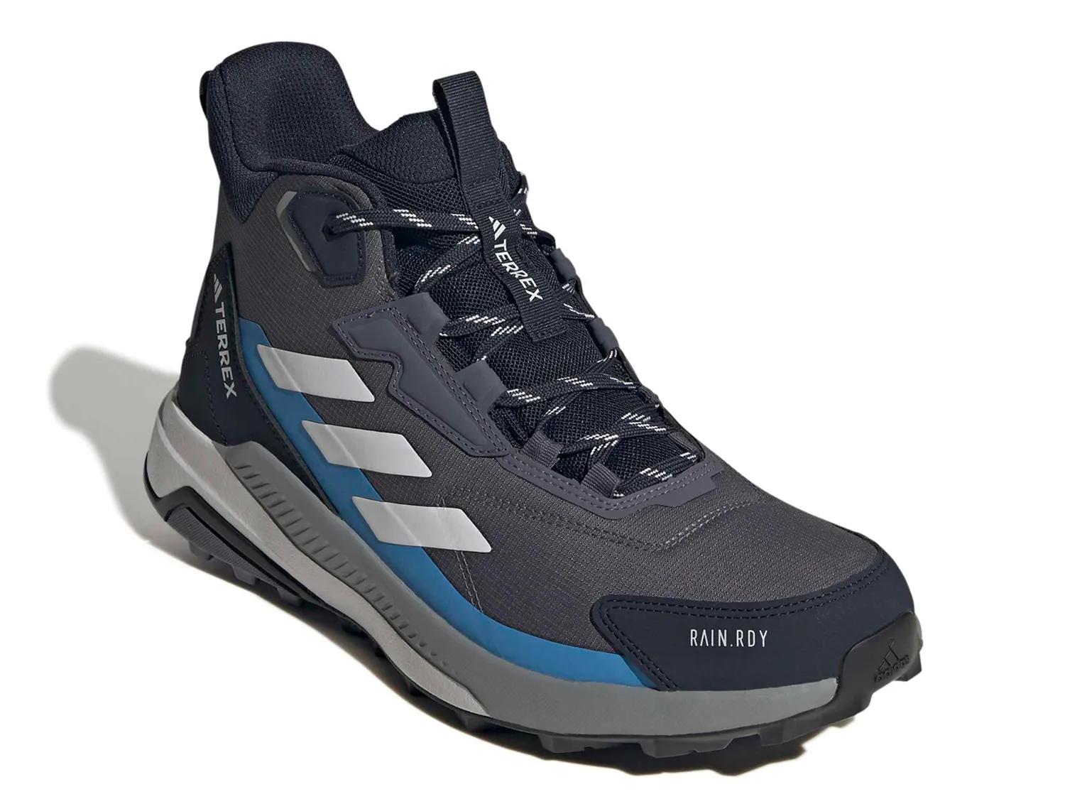 Adidas Terrex Anoka Rain.Rdy Mens Blue Grey Waterproof Hiking Boots Mid Top Adidas Men main image 3