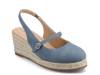 Asmyna Espadrille Wedge Sandal Denim Blue view