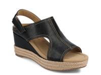 Rayleigh Espadrille Wedge Sandal Black view