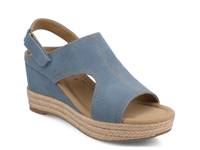 Rayleigh Espadrille Wedge Sandal Denim Blue view